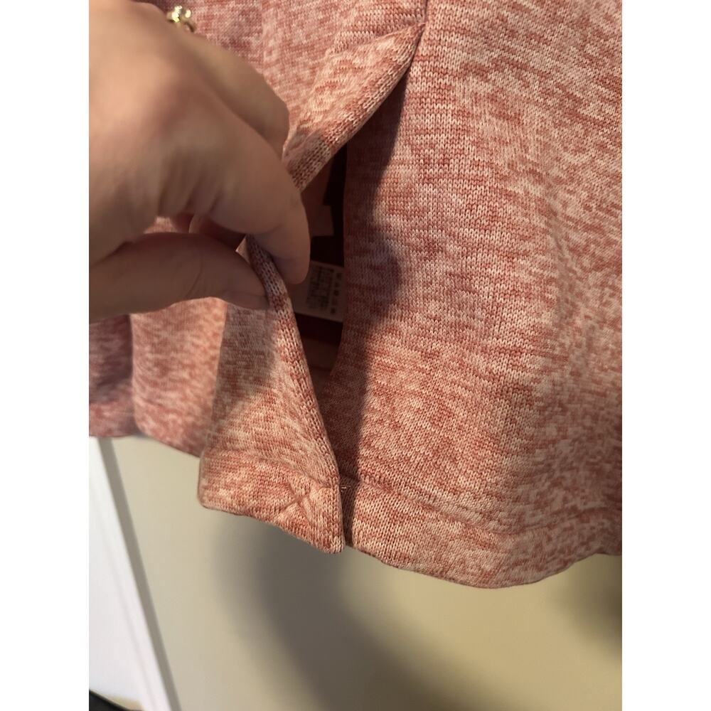Lands End Blazer Womens Rosy Soft Knit Lined Pockets Notch Collar Size L - Picture 4 of 6